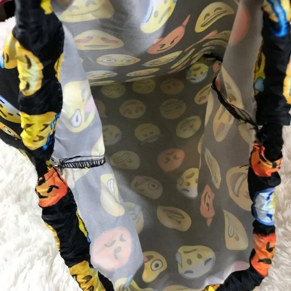 Emoji Lightweight Drawstring Bag Backpack - Picture 8 of 10